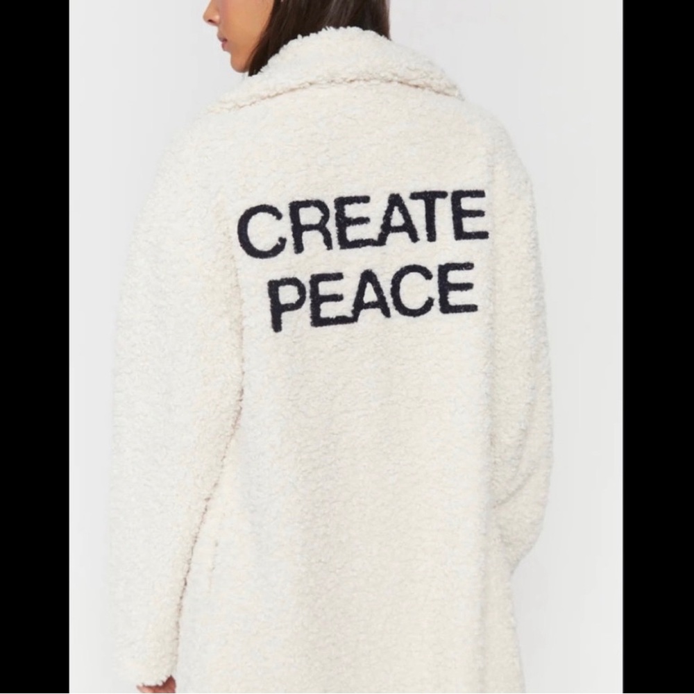 ISO Spiritual Gangster Create Peace jacket in XS/S